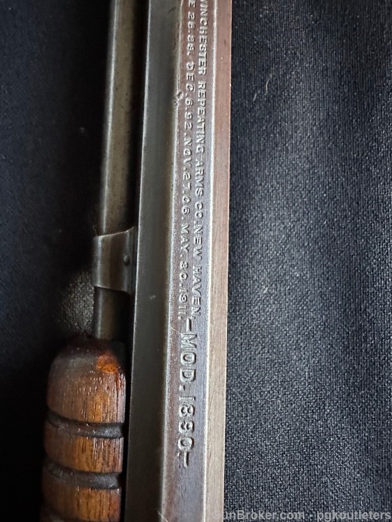 1915 - WINCHESTER MODEL 1890 SLIDE ACTION RIFLE .22L-img-23