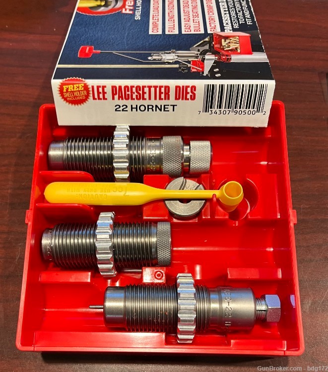 Lee 22 Hornet Pacesetter Die Set with Extras Free Shipping!-img-0