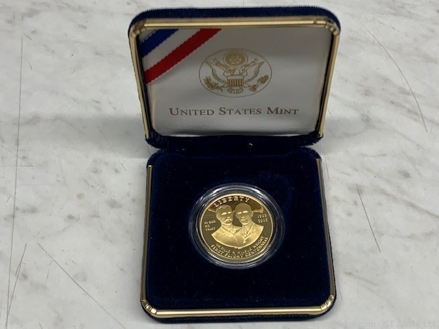2003 United States Mint Orville & Wilbur Wright First Flight Gold Coin-img-0