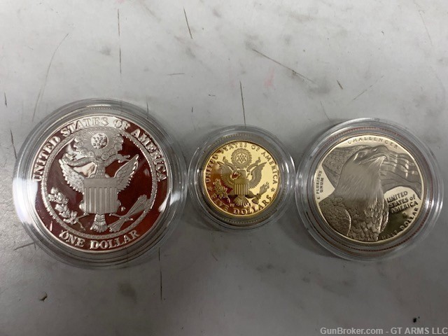 2008 United States Mint Bald Eagle Gold And Silver Proof Set-img-3