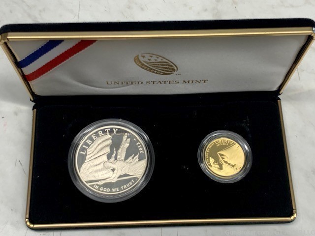 2012 United States Mint Star Spangled Banner Gold And Silver Proof Set-img-0