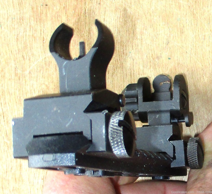 AR15 / M16 PRO MAG 137 Fold Down Front & Rear Sights (2 Sights)-img-0