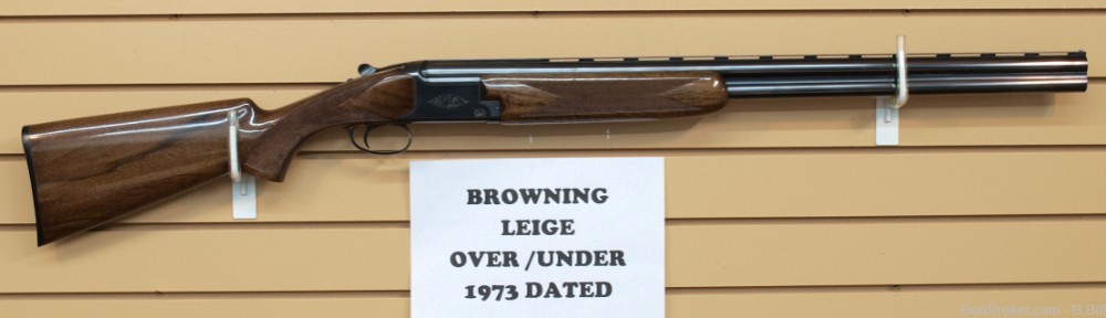 BROWNING LIEGE OVER / UNDER SHOTGUN 28" LIKE NEW EXC COND-img-0