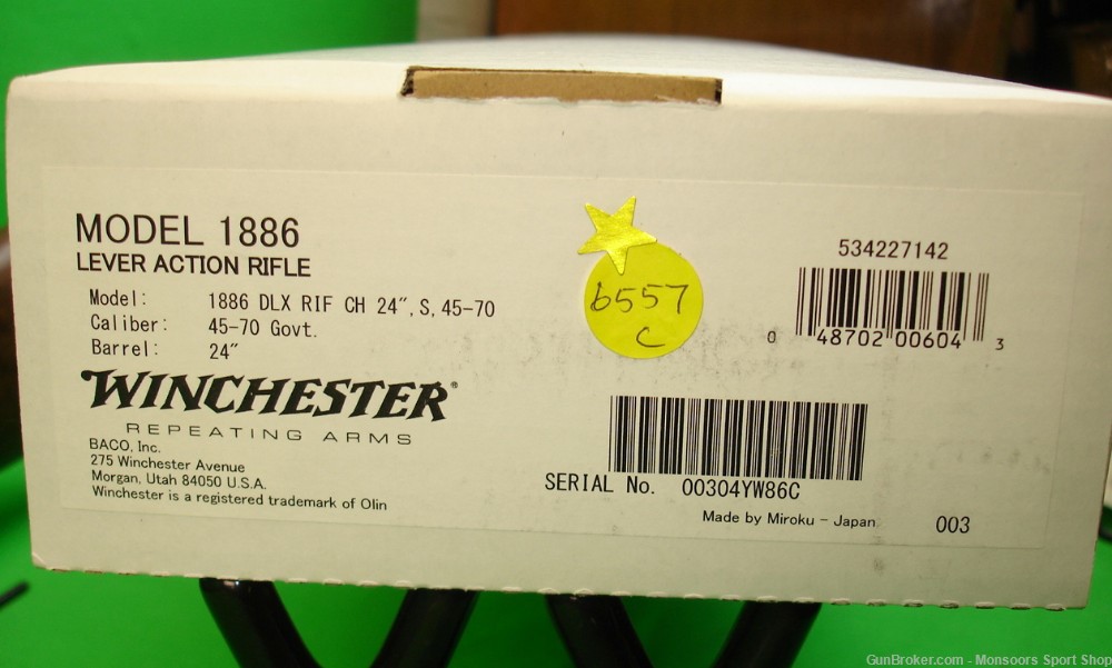 Winchester 1886 Deluxe .45-70/24"Bbl - #534227142 - New-img-13