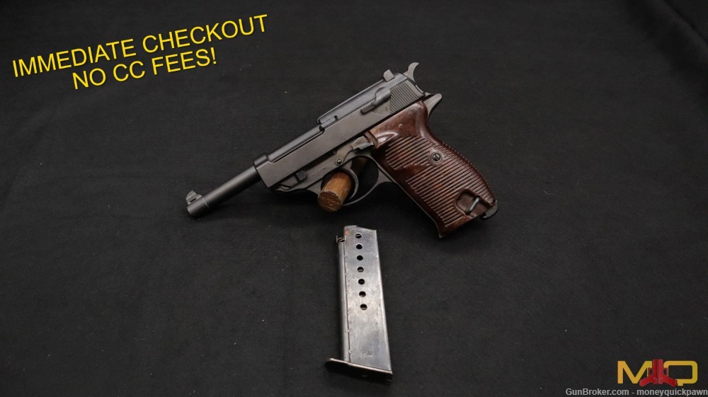 Walther P38 AC44 Matching 9mm Very Nice Penny Start!-img-0