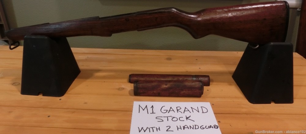 M1 Garand Stock with hand guards-img-0