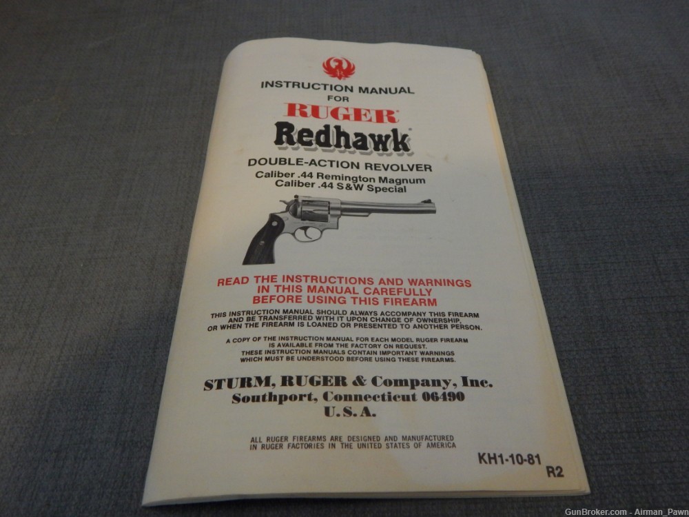 Ruger RedHawk "7 1/2 bbl (.44 Mag)-img-12