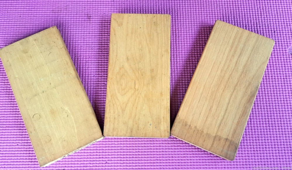 Lot of 3 Midway Wooden Cartridge Reloading Holders-img-1