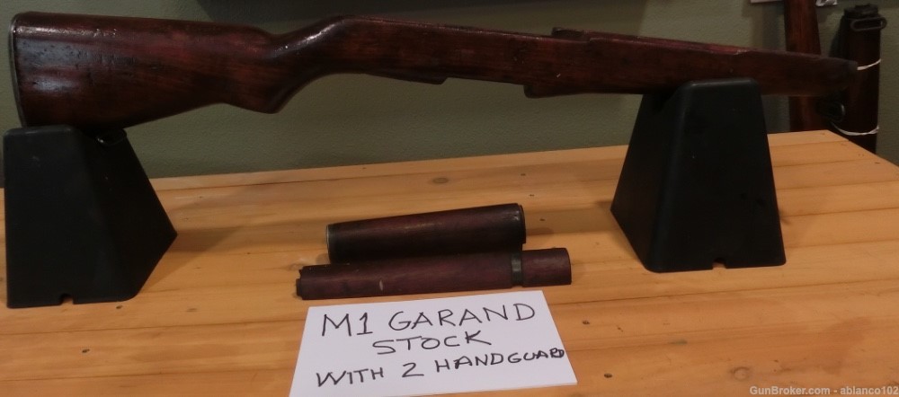 M1 Garand Stock with 2 hand guards-img-3