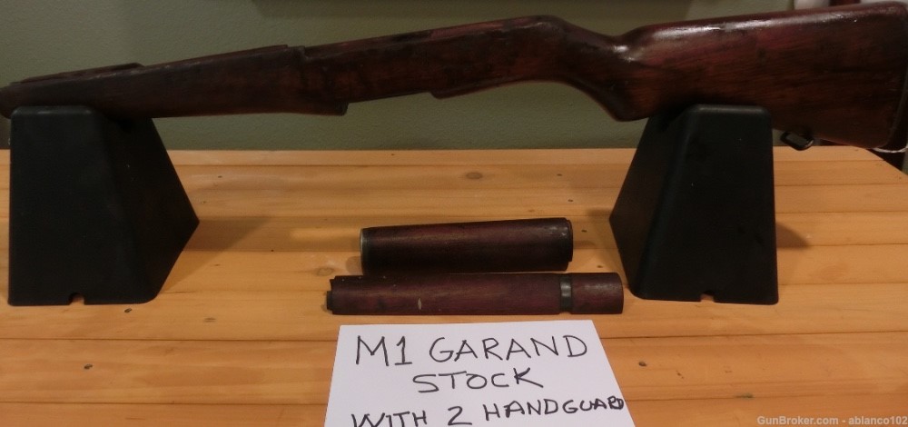 M1 Garand Stock with 2 hand guards-img-0
