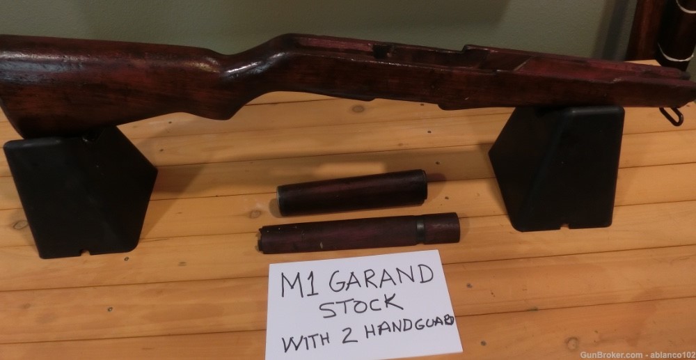 M1 Garand Stock with 2 hand guards-img-4