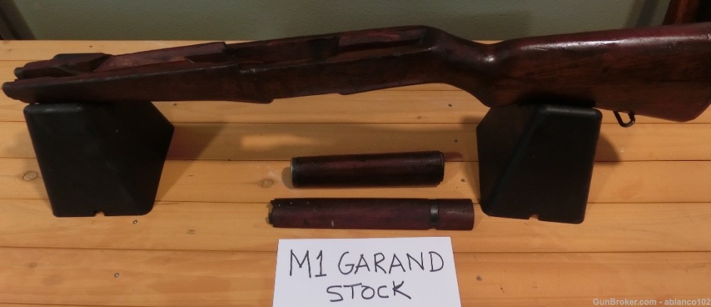 M1 Garand Stock with 2 hand guards-img-1