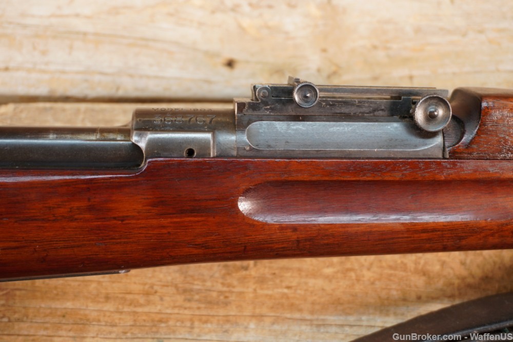 Springfield M1903 June 1909 HIGH CONDITION early no-groove handguard EXC 03-img-22