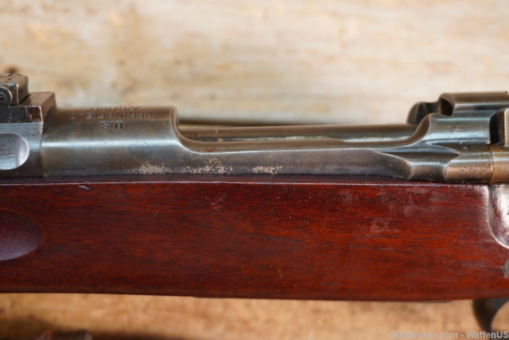 Springfield M1903 June 1909 HIGH CONDITION early no-groove handguard EXC 03-img-40