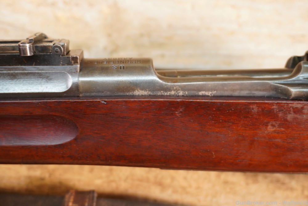 Springfield M1903 June 1909 HIGH CONDITION early no-groove handguard EXC 03-img-41