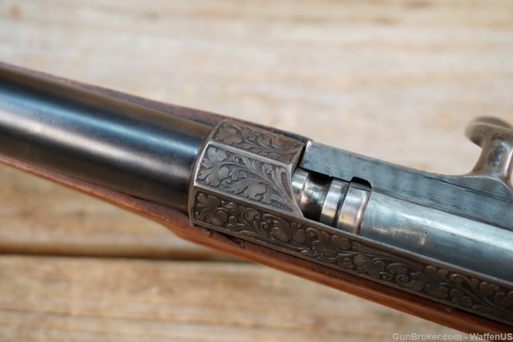 Mauser 1871 Miniature Sporter ANTIQUE 8mm M71 MUST SEE engraved & carved -img-47