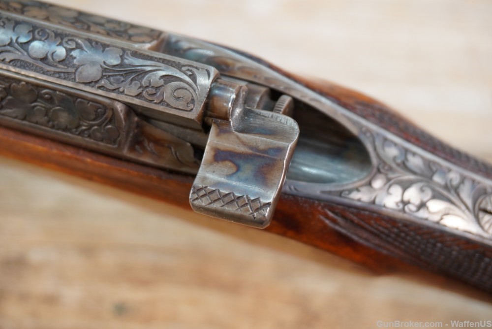 Mauser 1871 Miniature Sporter ANTIQUE 8mm M71 MUST SEE engraved & carved -img-44