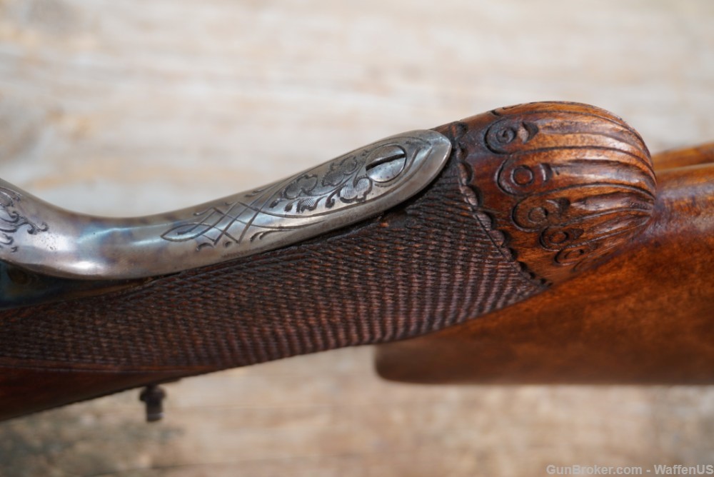 Mauser 1871 Miniature Sporter ANTIQUE 8mm M71 MUST SEE engraved & carved -img-58