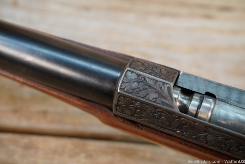 Mauser 1871 Miniature Sporter ANTIQUE 8mm M71 MUST SEE engraved & carved -img-48