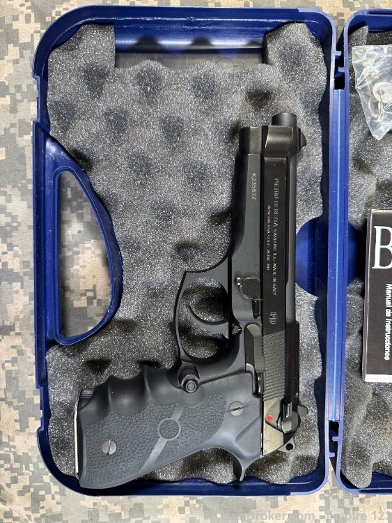 Beretta 9mm 4.9" Beretta 92 92FS + ORIG CASE Made In Italy 15+1-img-2