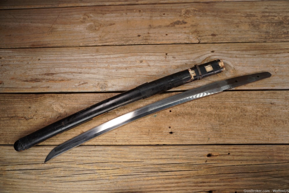 Japanese "Samurai" short sword signed old original pre-WW2-img-0