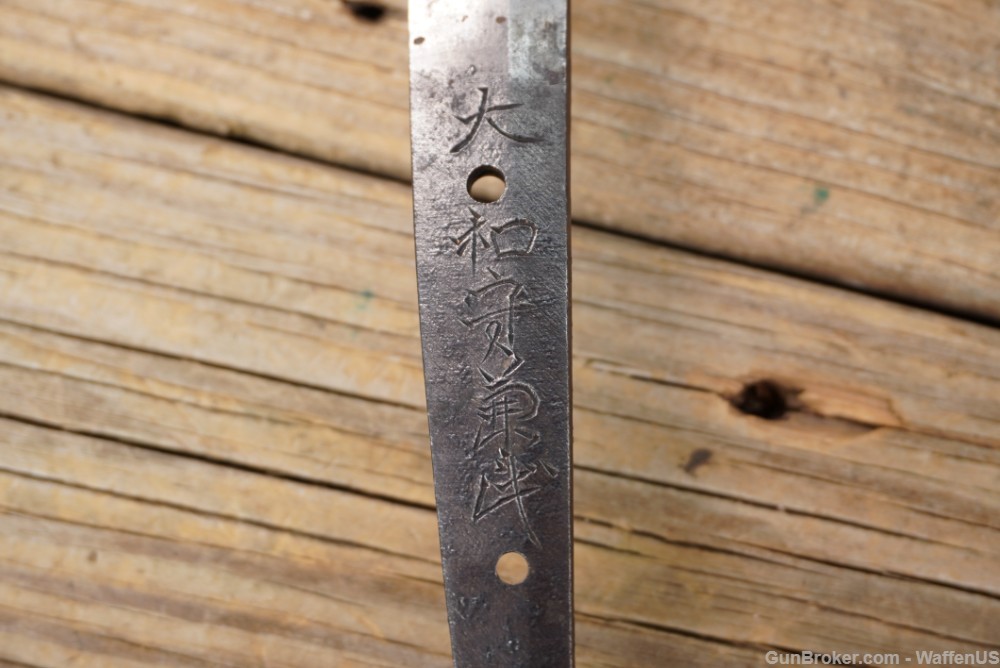 Japanese "Samurai" short sword signed old original pre-WW2-img-17