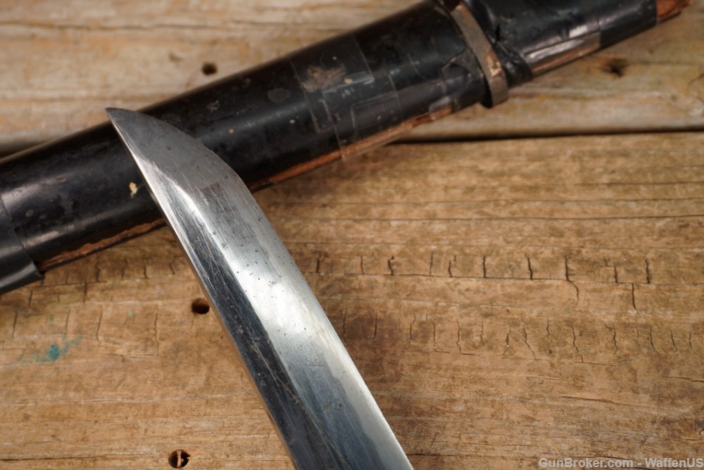 Japanese "Samurai" short sword signed old original pre-WW2-img-33