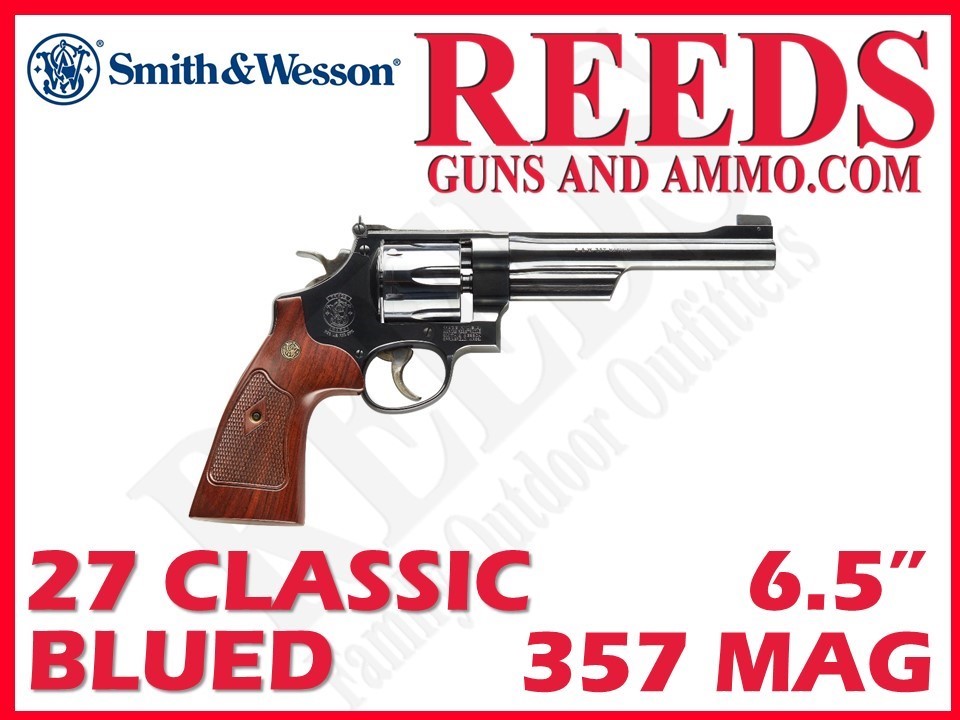 Smith & Wesson 27 Classic Blued 357 Mag 6.5in 6 Shot 150341-img-0