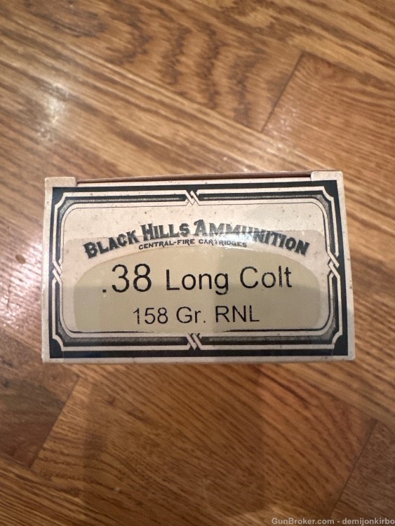 .38 Long Colt Black Hills Ammunition -img-2