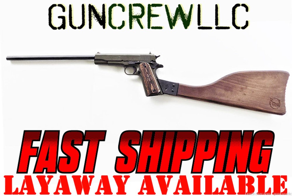 Iver Johnson 1911A1 Carbine 1911 A1 45ACP 16" W/ Stock Layaway Available-img-0