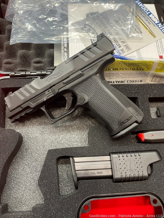 Walther PDP-F  Full-Size 4'', 3-15R MAGS, Optic Ready, NIB-img-2