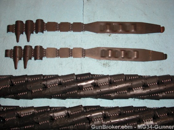 MG34 MG42 Starter Tabs & Four 100-Round Yugo Belts (400 Rounds Total)-img-2
