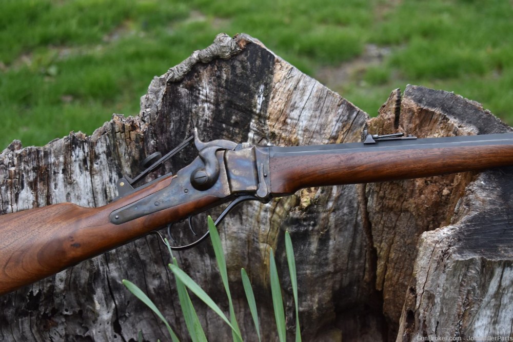 used Shiloh Sharps Arms 1874 3 1/4 30" target 45-120 bpcr single shot-img-2