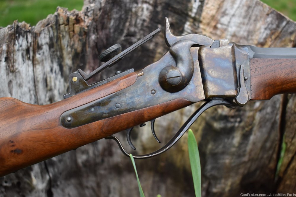 used Shiloh Sharps Arms 1874 3 1/4 30" target 45-120 bpcr single shot-img-10