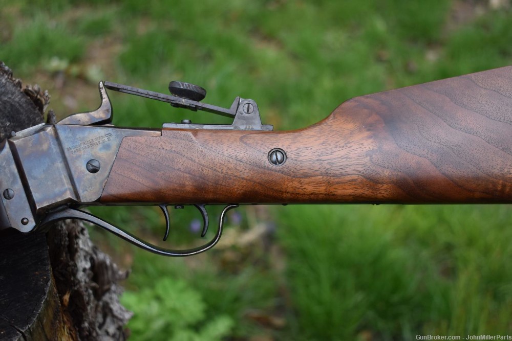 used Shiloh Sharps Arms 1874 3 1/4 30" target 45-120 bpcr single shot-img-13