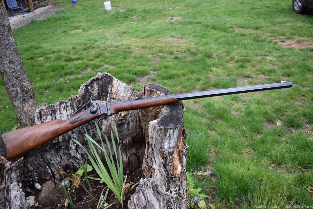 used Shiloh Sharps Arms 1874 3 1/4 30" target 45-120 bpcr single shot-img-0