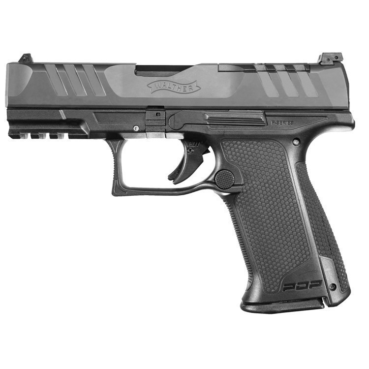 Walther 2842734 PDP F-Series 9mm 4" 15+1 Optic Cut OR Black Slide Polymer  -img-2