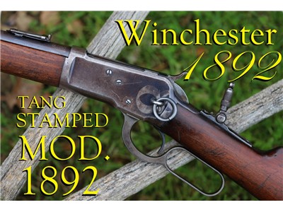 SCARCE c/ 1909 "MOD. 1892" Marked Winchester Model 1892 Saddle Ring Carbine