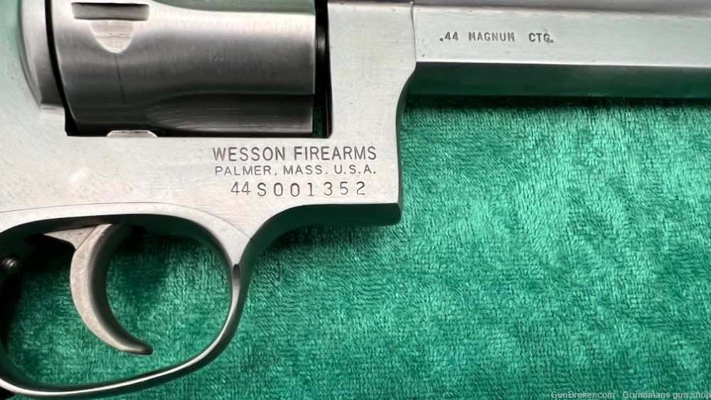 Dan Wesson 44 Stainless w/ Pachmayr Grip 6" Barrel .44 mag MFG'D Palmer MA-img-6
