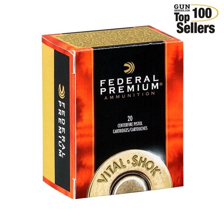 FEDERAL Vital-Shok 500 S&W Mag 275Gr Barnes Expander 20/Box Ammo (P500XB1)-img-0