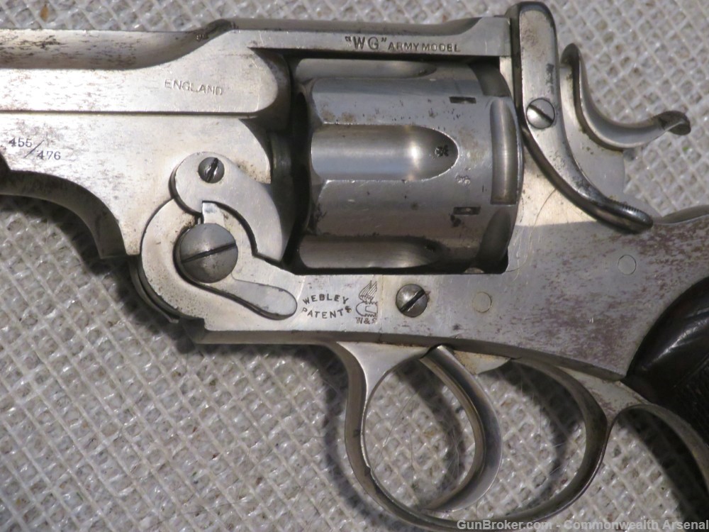 Historic ID'ed Boer War & WW1 British WG Army 455-476 Revolver Webley 1898-img-15