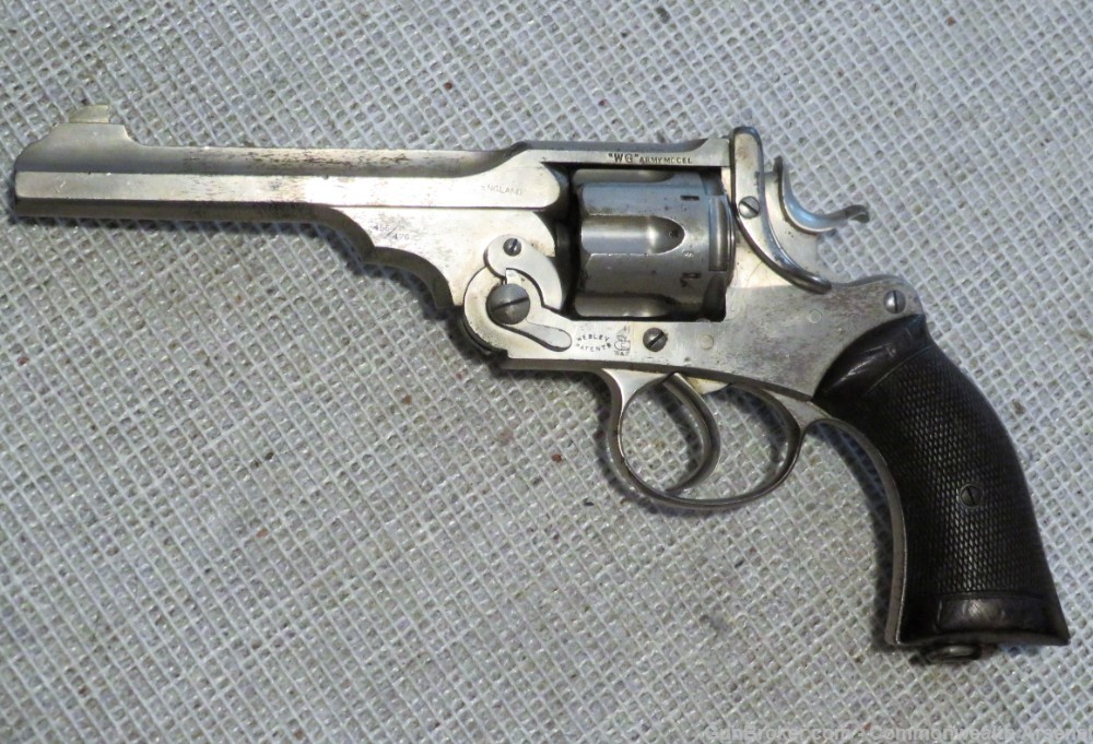 Historic ID'ed Boer War & WW1 British WG Army 455-476 Revolver Webley 1898-img-12
