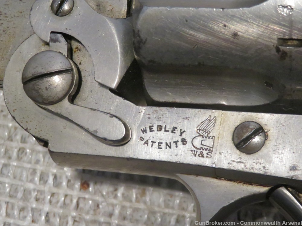 Historic ID'ed Boer War & WW1 British WG Army 455-476 Revolver Webley 1898-img-16
