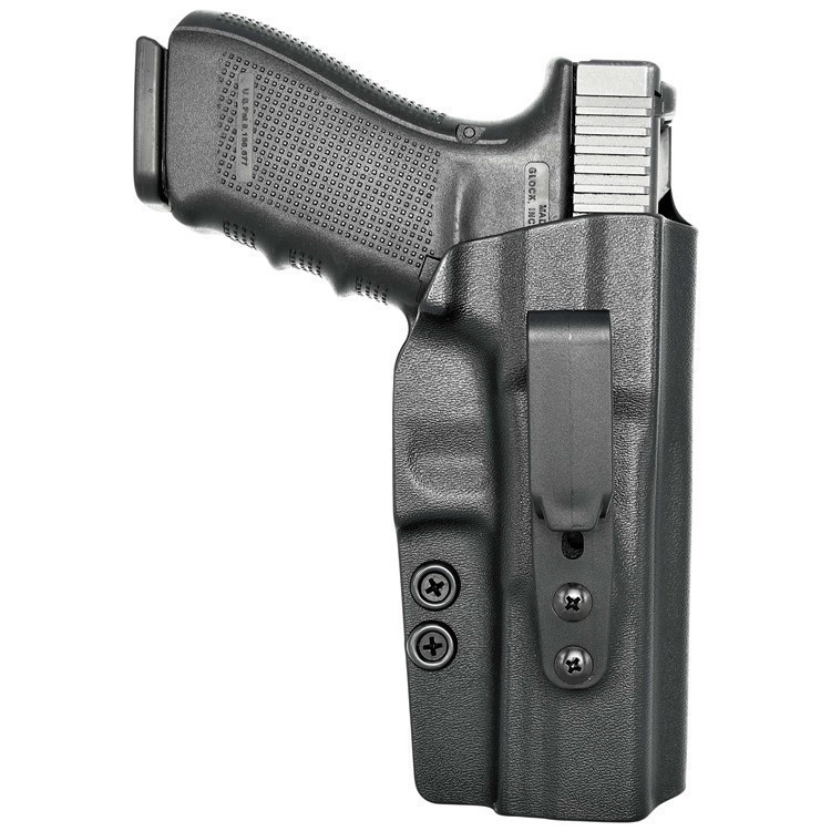 Tuckable IWB Holster fits: Glock 20 21 (Optic Ready) Black / Right Hand (w/-img-0