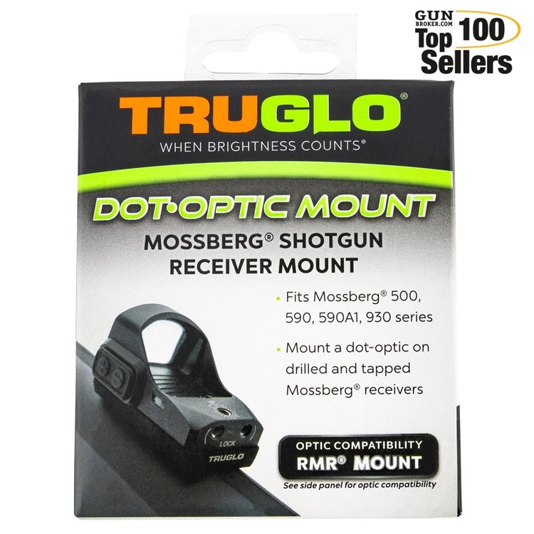 TRUGLO Dot-Optic Mossberg 500/590 Shotgun Receiver Mount (TG8955M2)-img-0