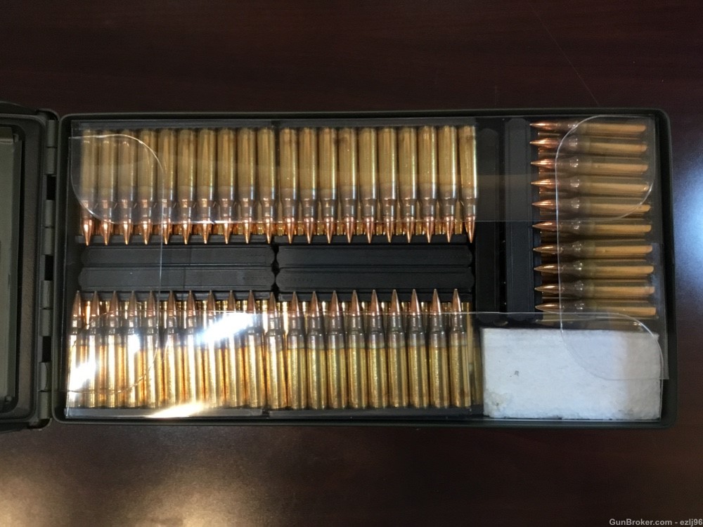 PENNY AUCTION 1200 ROUNDS 5.56 NATO BALL AMMO 120-10 ROUND CLIPS-img-3