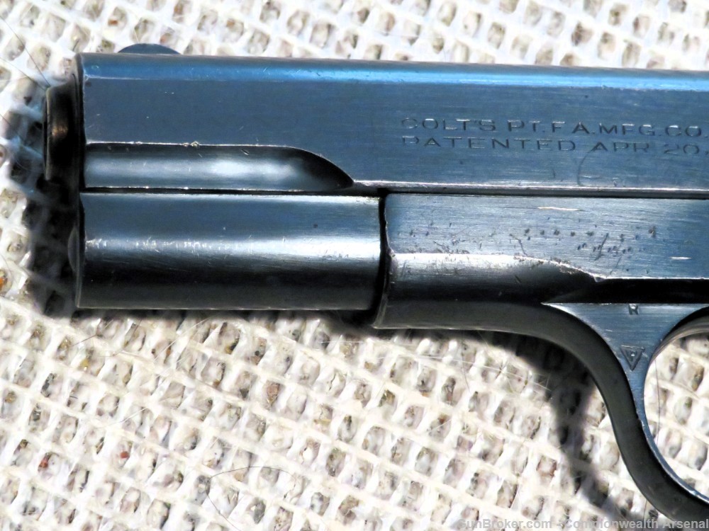 Rare Colt M-1903 Pocket Hammerless Pistol British RIC Contract .32 1921-img-14