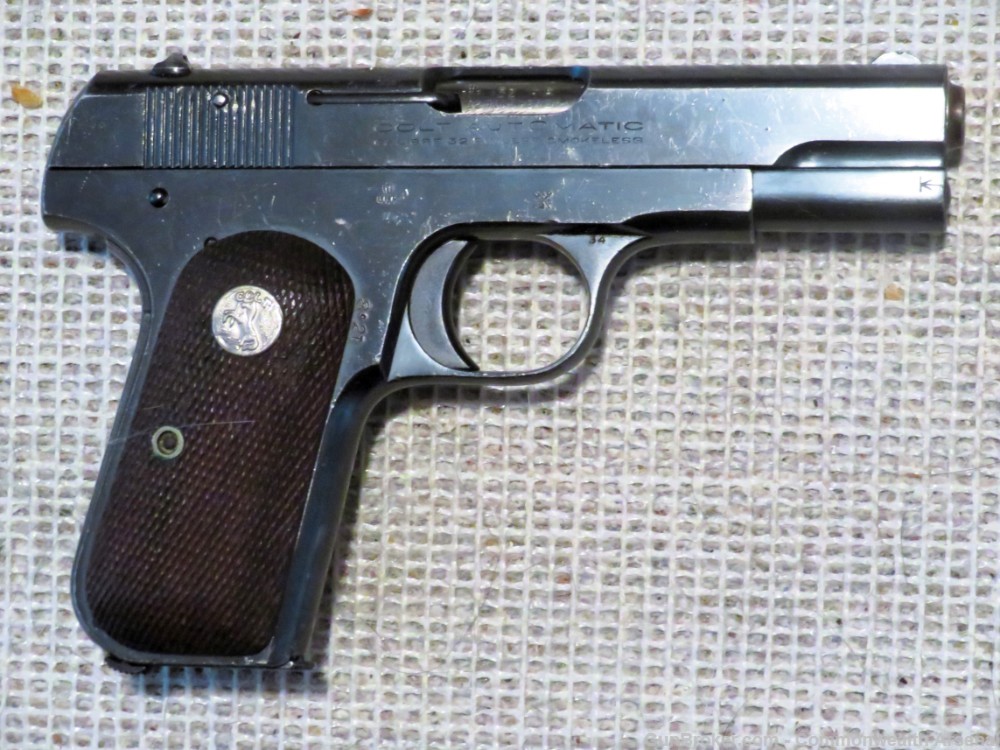 Rare Colt M-1903 Pocket Hammerless Pistol British RIC Contract .32 1921-img-0