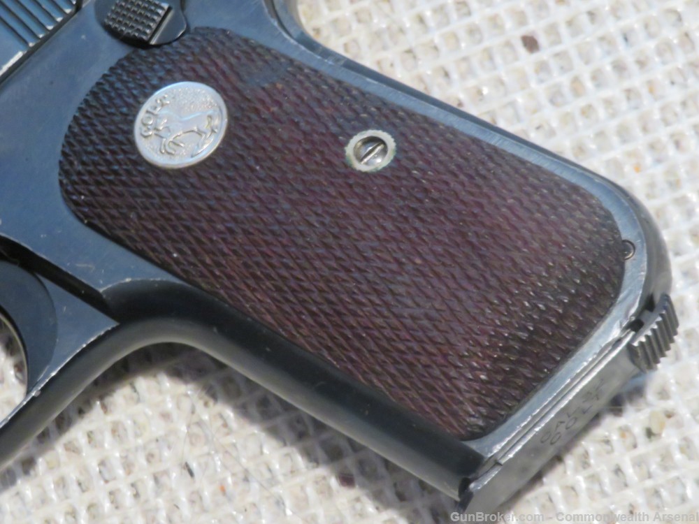 Rare Colt M-1903 Pocket Hammerless Pistol British RIC Contract .32 1921-img-13