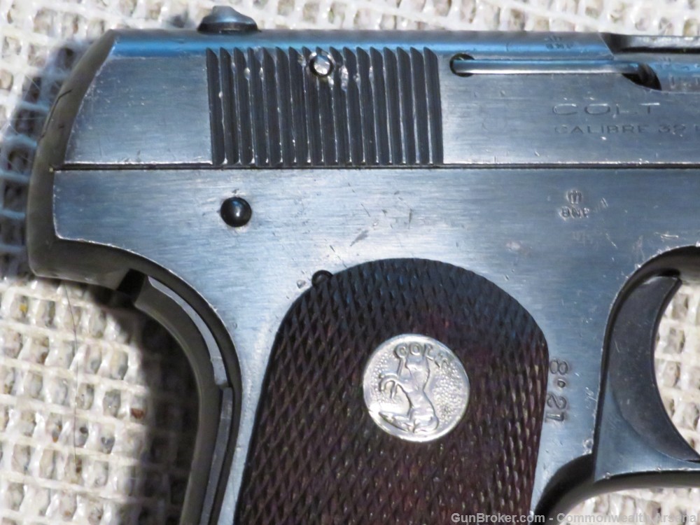 Rare Colt M-1903 Pocket Hammerless Pistol British RIC Contract .32 1921-img-8